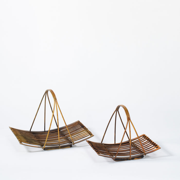 Set of Two Handled Baskets
