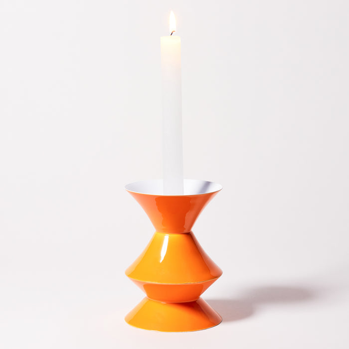 Enamel Coated  Candleholder - Oran.
