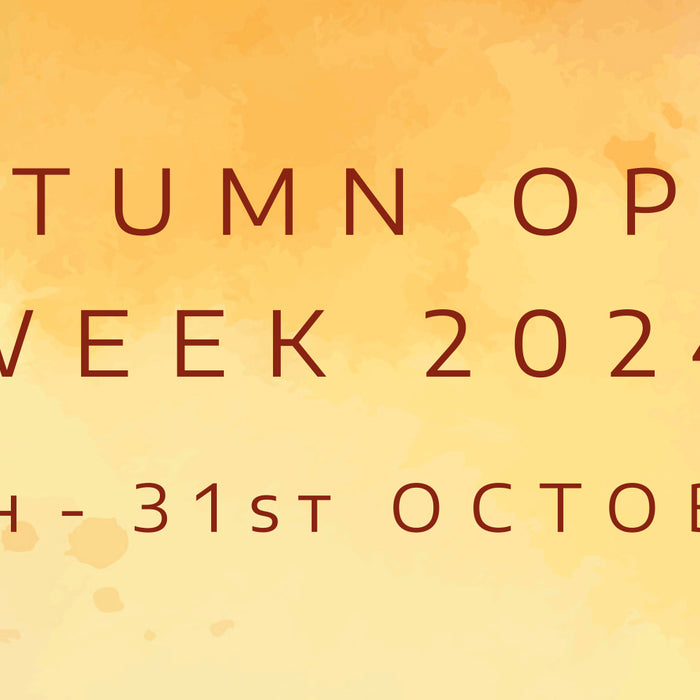 Autumn Open Week 27th - 31st October