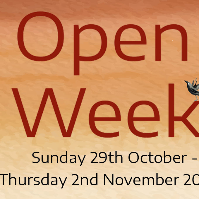 Our Autumn Open Week is 29th October - 2nd November
