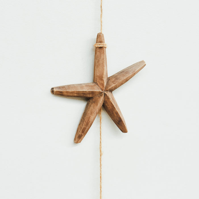 Garland of Four Sizes of Starfish