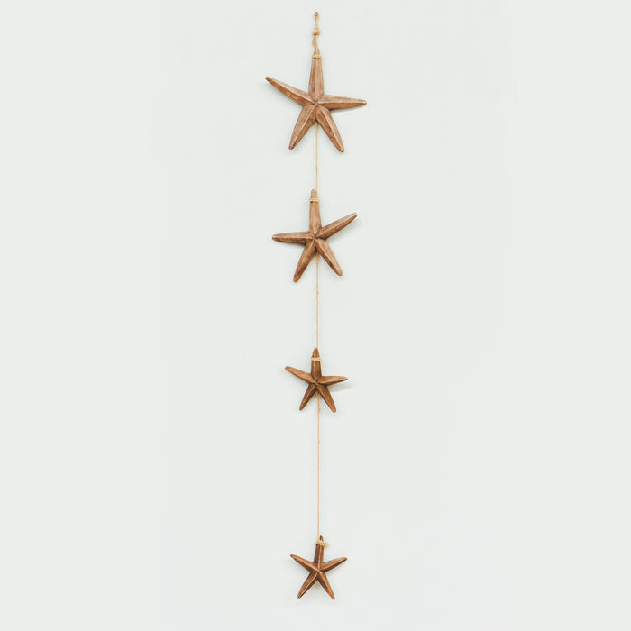 Garland of Four Sizes of Starfish