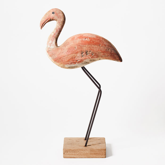 Large Flamingo on Plinth