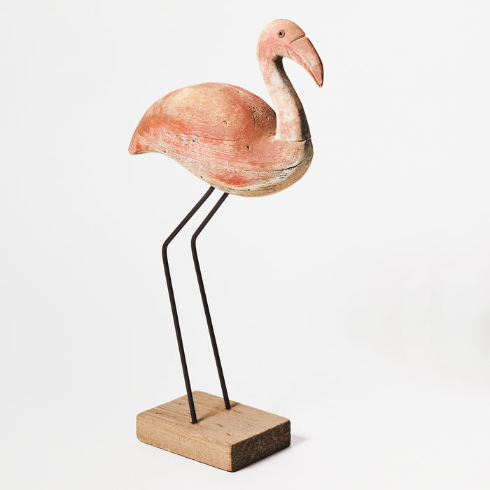 Large Flamingo on Plinth