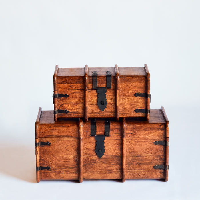 Set of 2 Rounded Chests - Lisboa