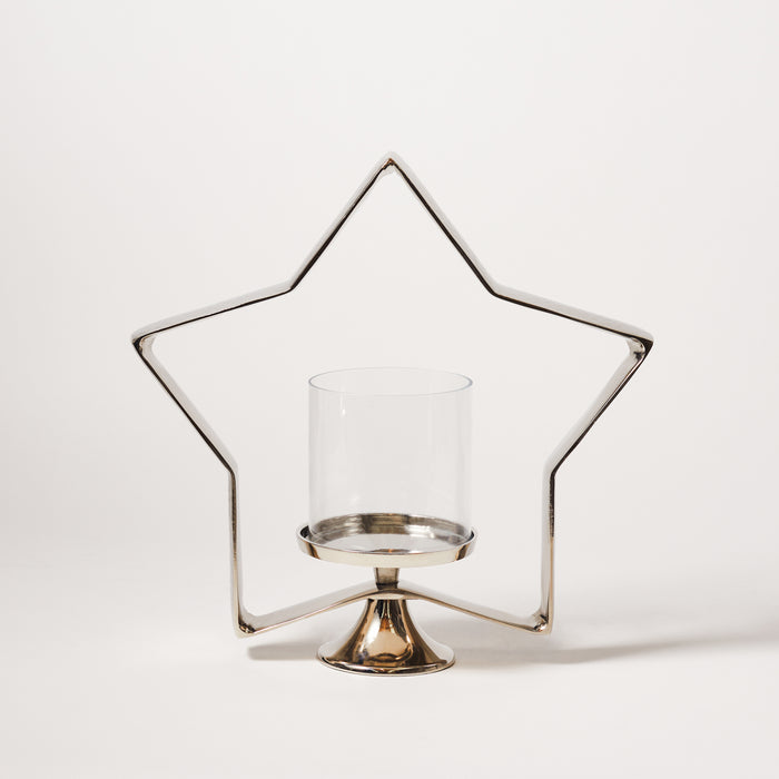 Small Star Lantern - Nickel