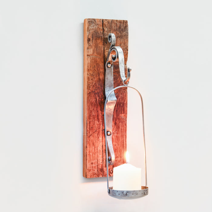 Slim Forged Wall Lantern