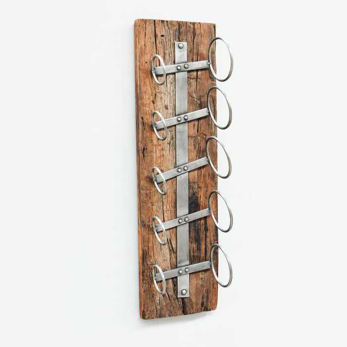 5 Wine Bottle Wall Holder