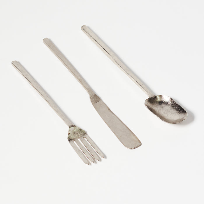 Set of Large Knife Fork and Spoon