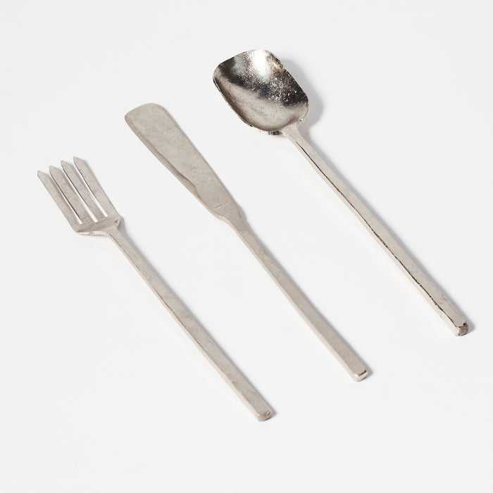 Set of Large Knife Fork and Spoon