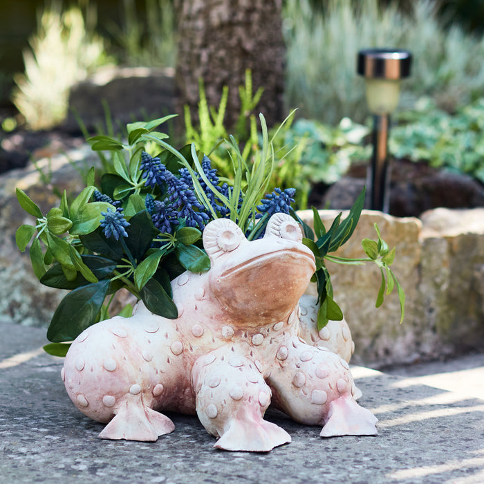 Large Frog Planter