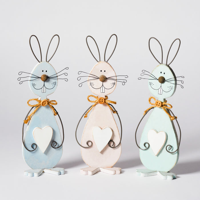 Set of 3 Md.Standing Rabbits