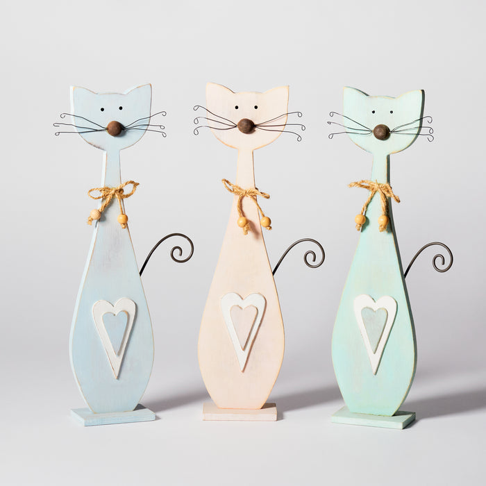 Set of 3 Md.Standing Cats