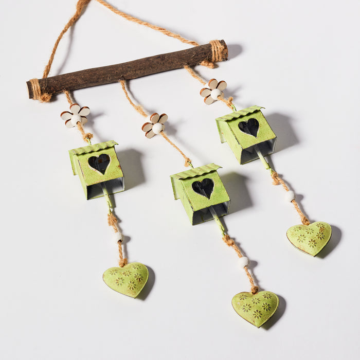 Heart House Hangers - Green