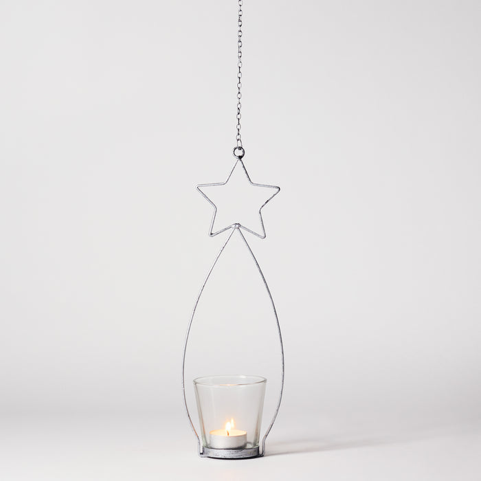 Hanging Star Tealightholder