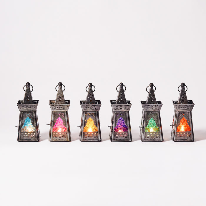 Set of 12 Ass.Small Tower Tealights