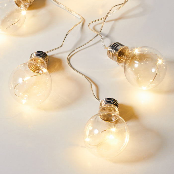 Vertical Hanging Five Bulb Lights