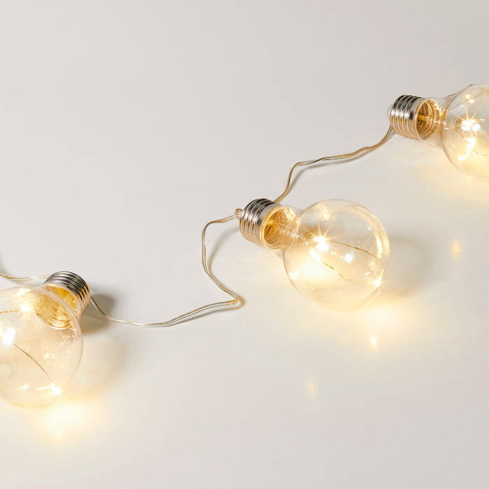 Horizontal Hanging Five Bulb Lights