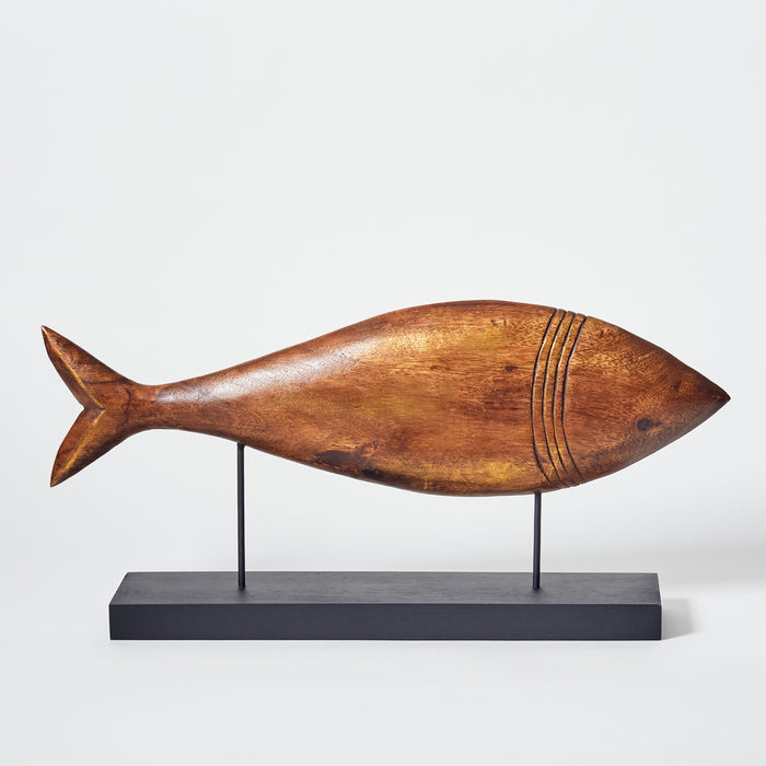 Large Fish on Plinth