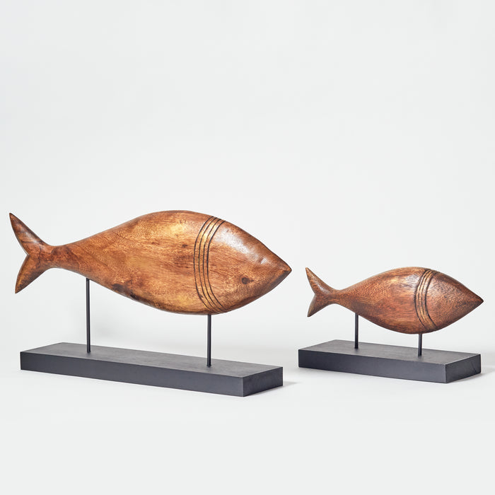 Large Fish on Plinth