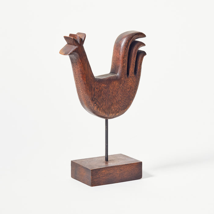 Naïve Cockerel on Plinth