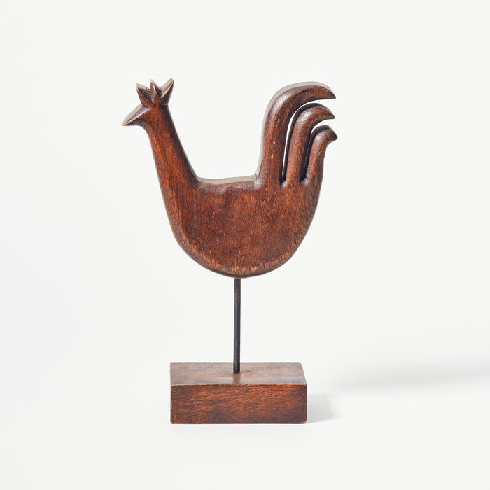 Naïve Cockerel on Plinth