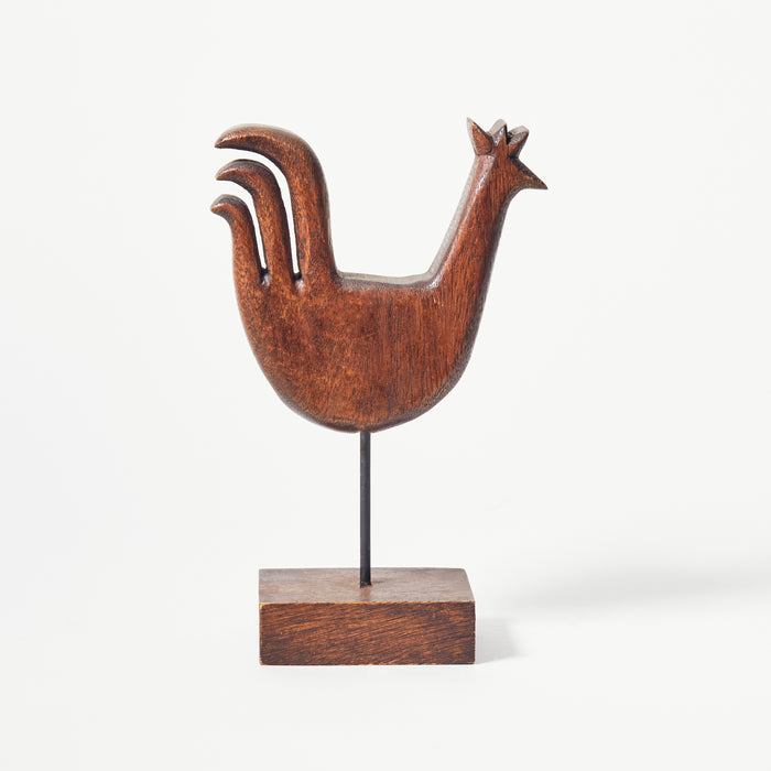 Naïve Cockerel on Plinth