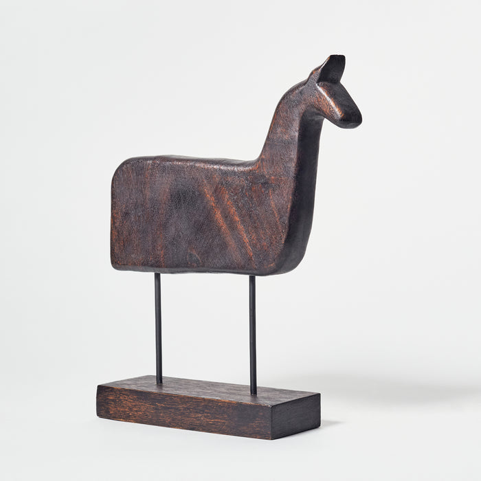 Naive Horse on Plinth