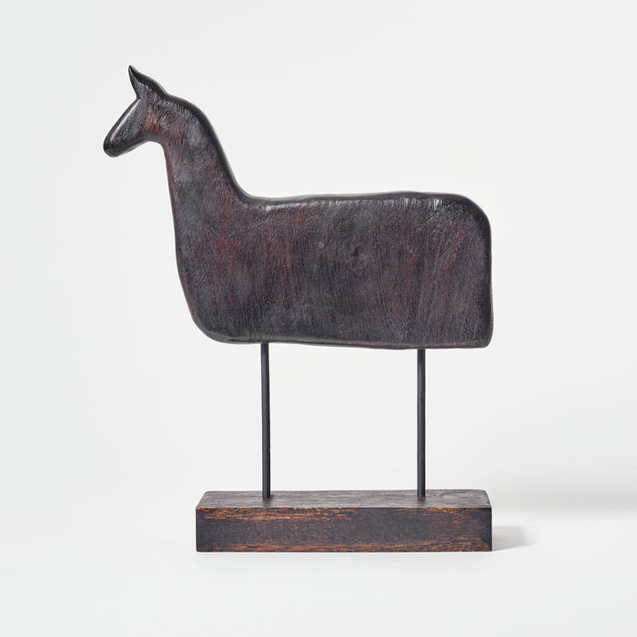 Naive Horse on Plinth