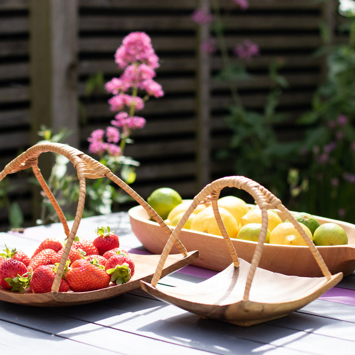 Large Rectangular Handled Tray