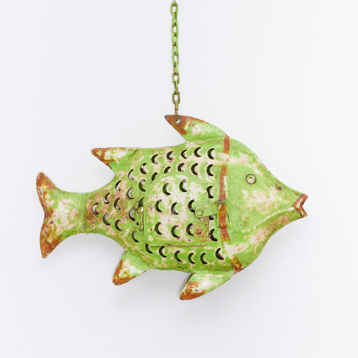 Large Fish Lantern - Green
