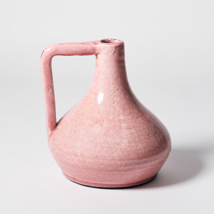 Handled Vase - Pink