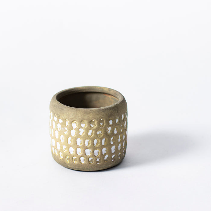 Cactus Pot - Sand / Spots