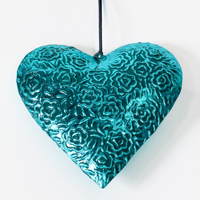 Large Heart - Teal