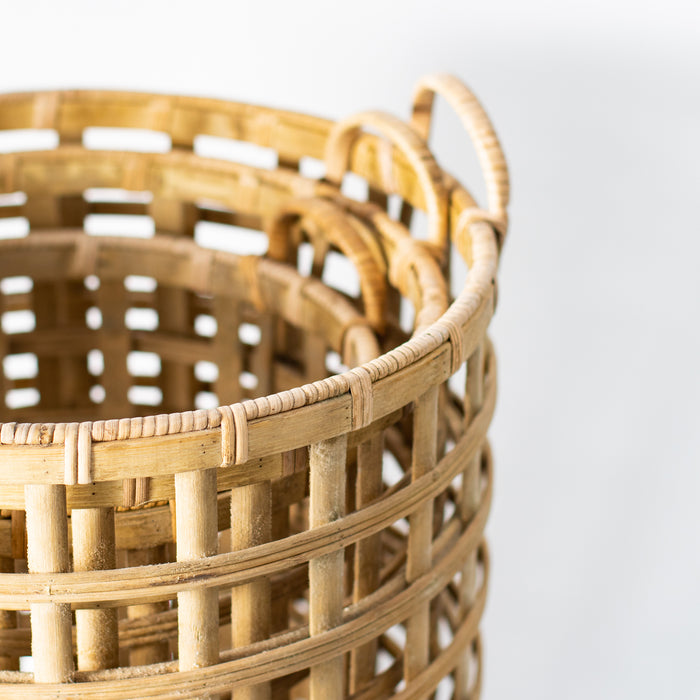 Set of Three Two Handled Baskets