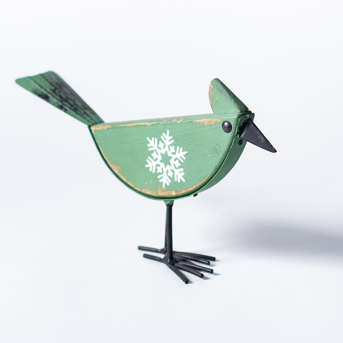 Small Head Up Bird - Green