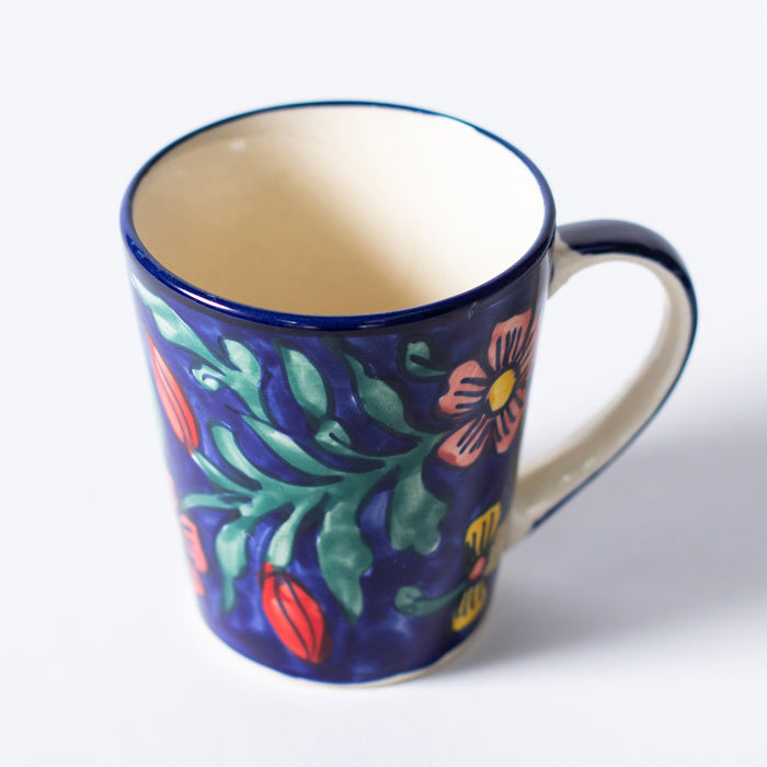 Mug  - Floral Cobalt