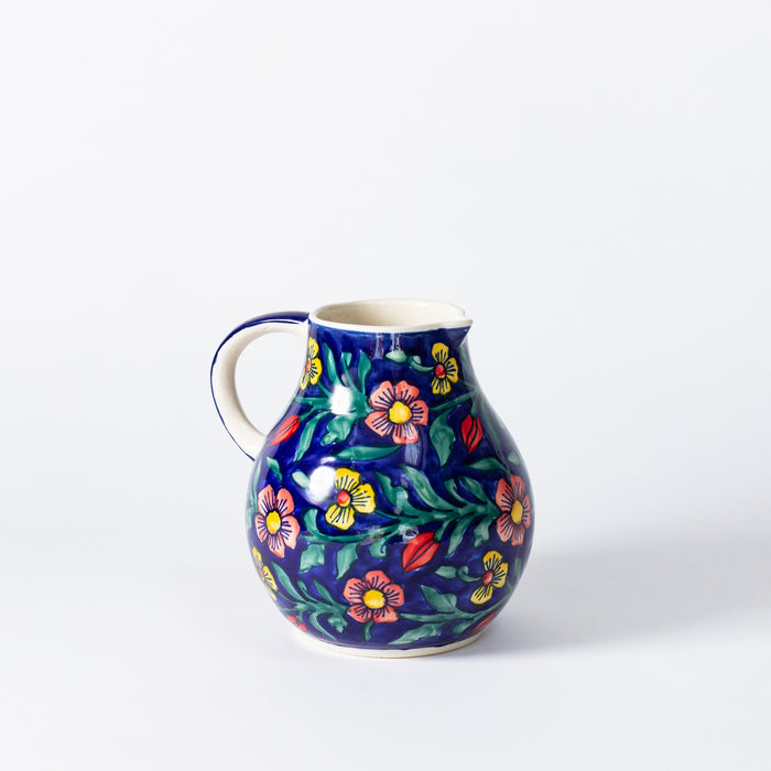 Small Jug  - Floral Cobalt