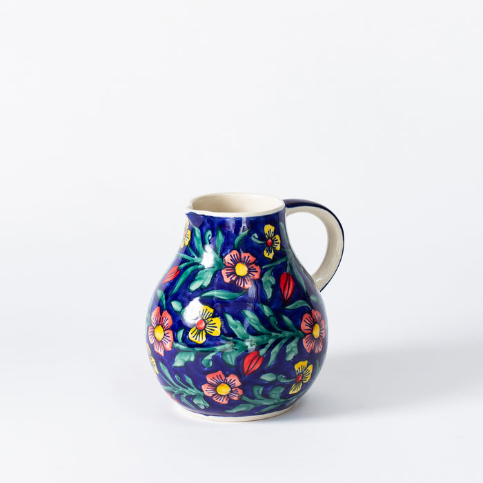 Small Jug  - Floral Cobalt