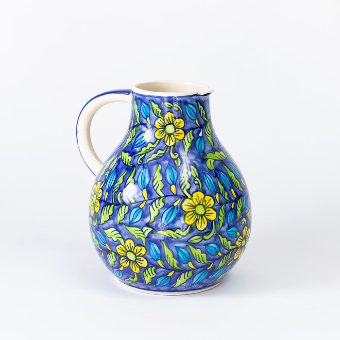 Large Jug  - Floral Blue