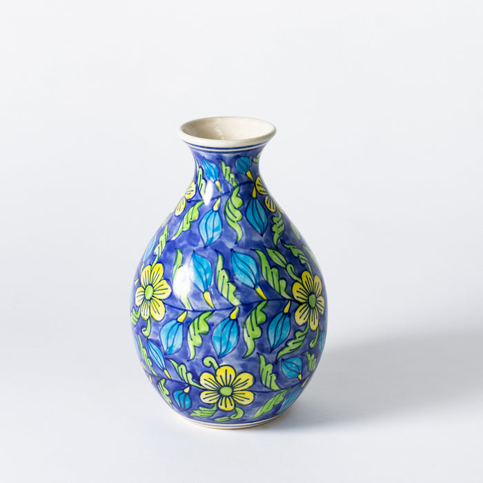 Small Vase  - Floral Blue