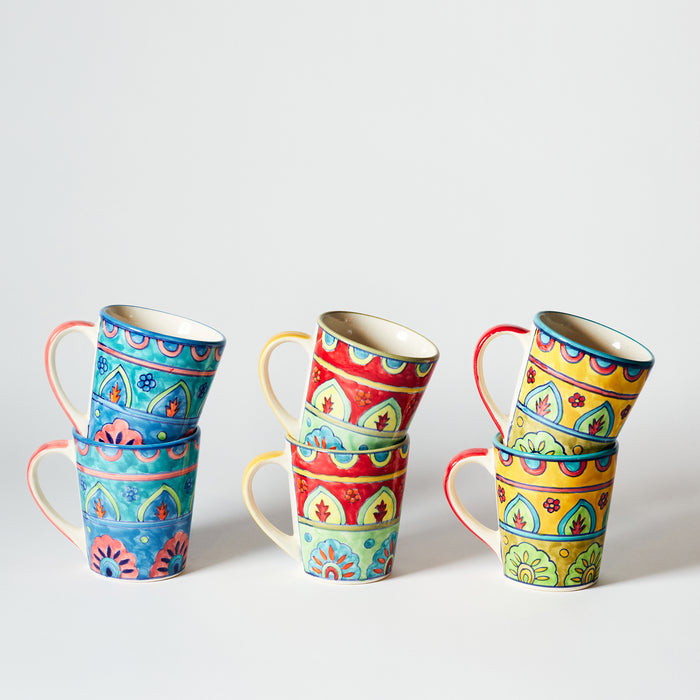 Set of Six Assorted Mugs