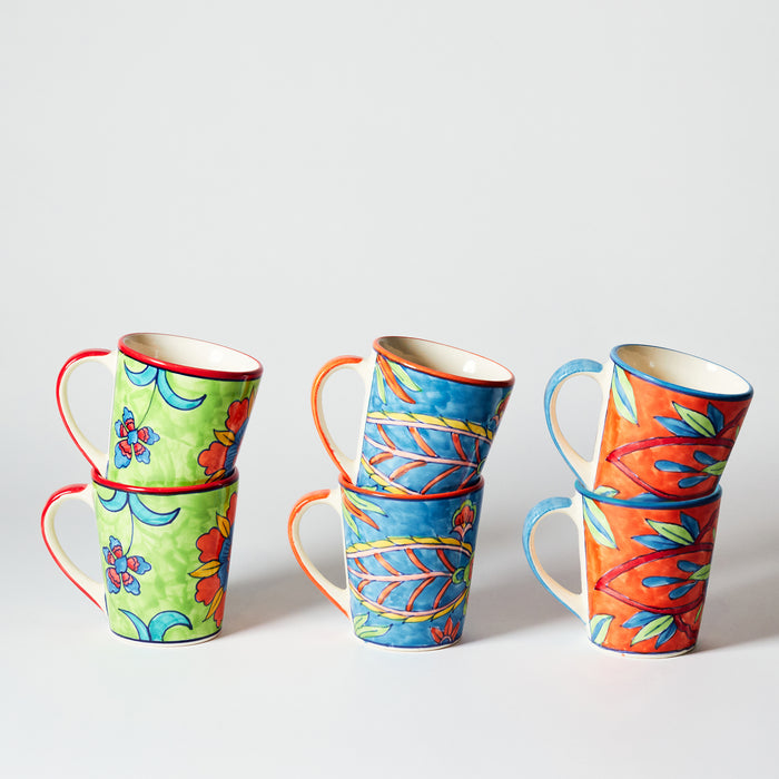 Set of Six Assorted Mugs