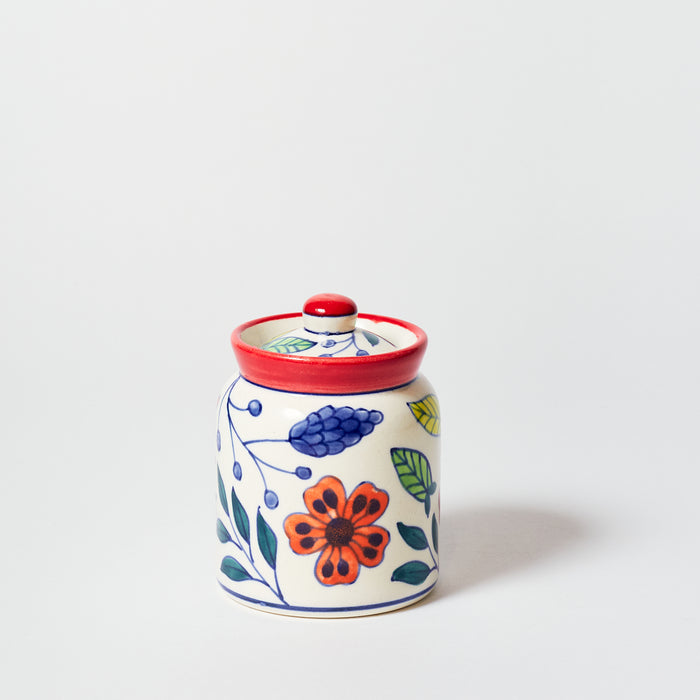 Small Round Jar and Lid