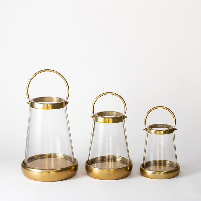 Large Lantern - Brass