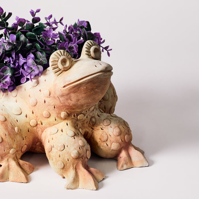 Large Frog Planter