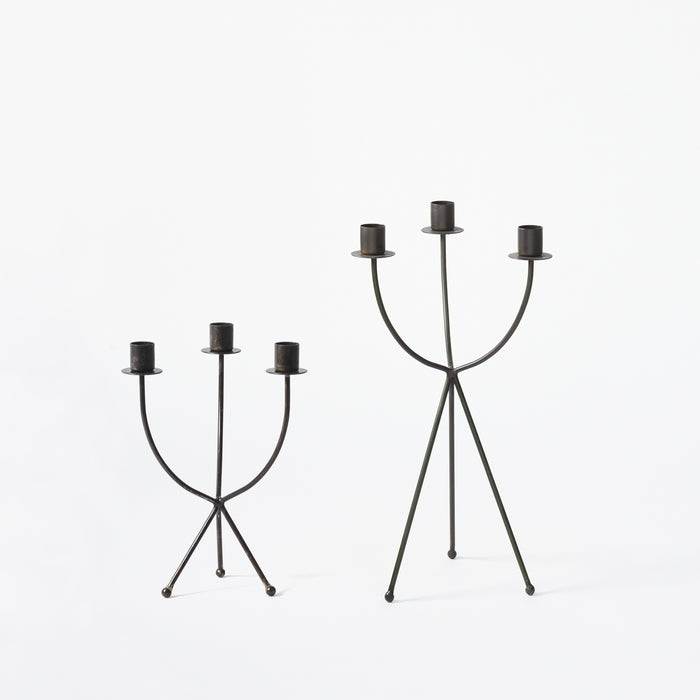 Small Triple Table Candlesticks