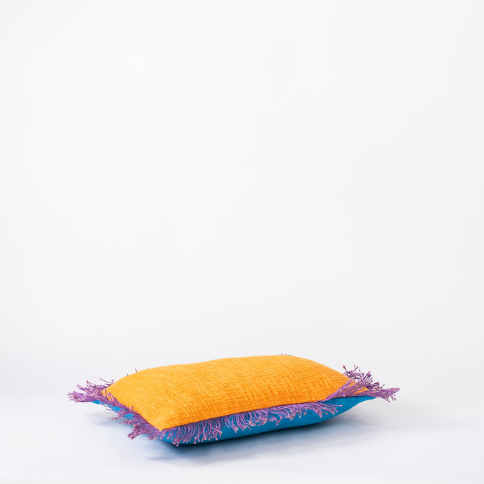 Cushion - Turquoise / Mustard