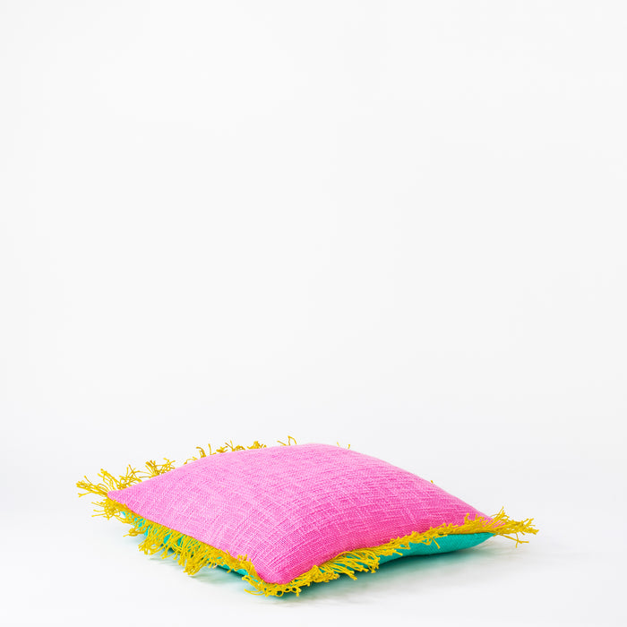 Cushion - Fuchsia / Teal