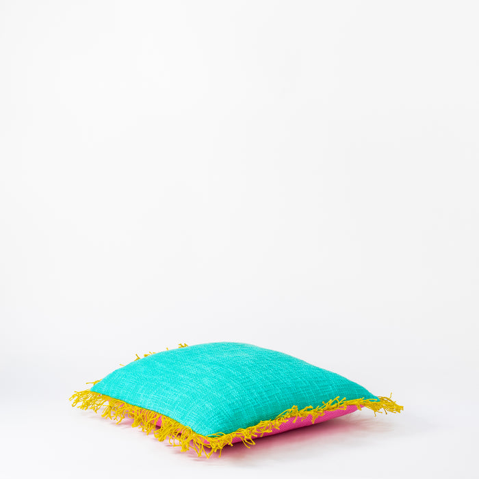 Cushion - Fuchsia / Teal